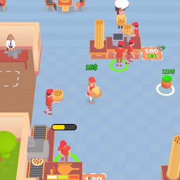 Дайте себе шанс стать боссом вашего собственного ресторана! Готовьте пиццу, нанимайте персонал, продавайте пиццу. Превратить ваше кафе в процветающий бизнес. Станьте успешным ресторатором прямо сейчас!