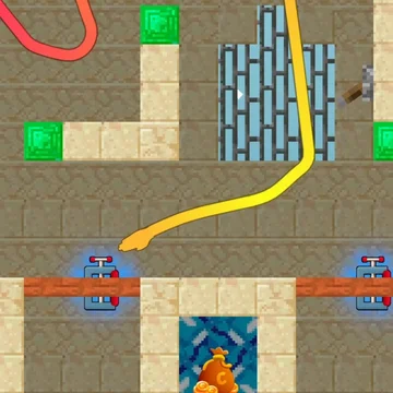 Сможешь ли ты дотянуться до алмаза? Увлекательная головоломка, в которой вам необходимо дотянуться рукой до алмаза, обходя препятствия.