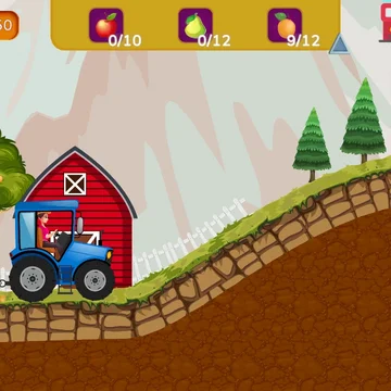 Попробуйте себя в роли водителя трактора. Соберите фрукты, овощи, животных и доставьте их заказчику. Звучит просто? Вам предстоит пробраться сквозь холмистые местности, ямы и запутанные маршруты. Играйте онлайн бесплатно и без регистрации.