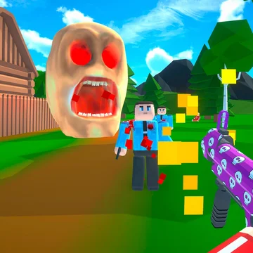 Загляни в удивительный кубический мир, где ты можешь стать кем угодно: от БАНДИТА до ЗОМБИ, нападающего на всех вокруг!