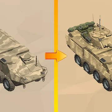 Хочешь стать военным магнатом, построить собственную военную базу и испытать настоящий военный симулятор? Под твой контроль попадёт военная база, на которой ничего нет. Твоя миссия — расширить её максимально! Создай самую большую военную базу с техникой!