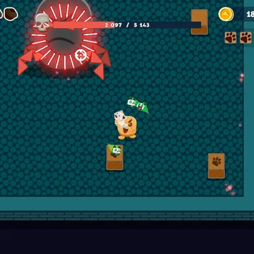 Это захватывающая 2D рогалик, аркадный шутер и динамичная игра. Исследуйте уникальные уровни, уничтожайте врагов, собирайте монеты и прокачивайте своего персонажа.