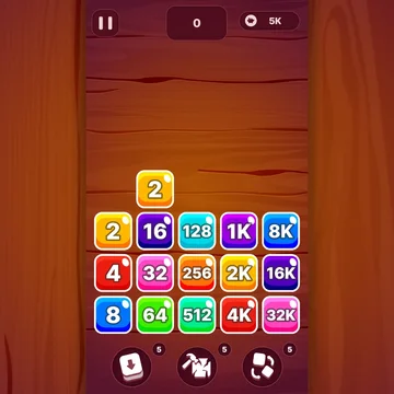 Игра, в основу которой легла механика 2048 с новым, свежим подходом