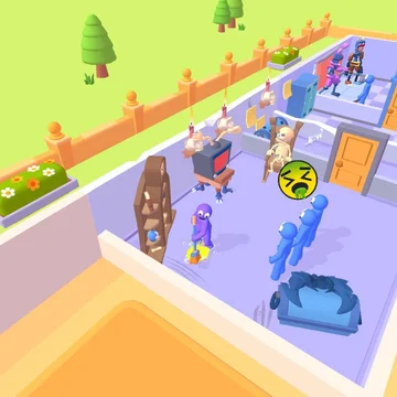 Развивайте свой Хоррор Отель! Стройте комнаты, нанимайте страшных героев! Пугайте посетителей! Постройте отель с самыми страшными комнатами! Развлеките всех посетителей! Разнообразные герои фильмов ужасов теперь у вас в Отеле! Пугайте и обустраивайте!