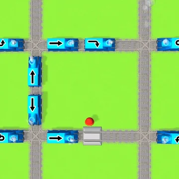 Любите игры про поезда? Ищете увлекательную онлайн головоломку с простым управлением? Тренируйте свою логику в любом месте и с любого устройства, решая увлекательные задачки! Сочная графика и приятная музыка помогут вам расслабиться с пользой для мозга!