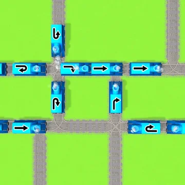 Любите игры про поезда? Ищете увлекательную онлайн головоломку с простым управлением? Тренируйте свою логику в любом месте и с любого устройства, решая увлекательные задачки! Сочная графика и приятная музыка помогут вам расслабиться с пользой для мозга!