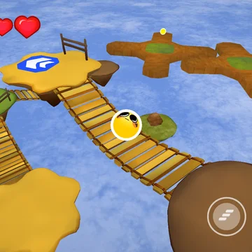 Rolling Ball: Balance Adventure это расслабляющая 3D-игра, где тебе предстоит катить шарик балансируя в небесах, собирая монетки и решая головоломки.