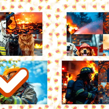 Микс Пазл: Пожарные – развивающая игра для детей, где нужно менять местами блоки, чтобы собрать яркие картинки с пожарными! Весело и полезно!