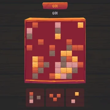 Расставляйте фигурки на игровом поле и собирайте по три одинаковых деревянных элемента в ряд.