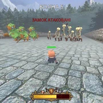 Ты уснул в офисе, а проснулся у стен осажденного замка! Хватай меч, защищай крепость и выживай против волн монстров во время этого эпичного 3D приключения. Постарайся дожить до рассвета!