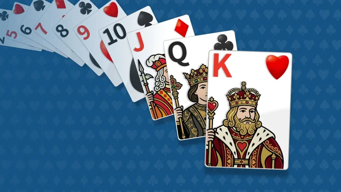 Пасьянс Косынка Крупные карты на Пикабу Игры