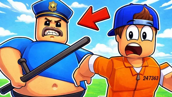 Обби - Побег из тюрьмы Барри паркур на Пикабу Игры