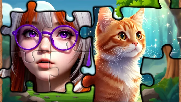 Три пазла в ряд на Пикабу Игры