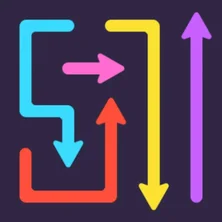 Стрелки Лабиринт - Цветной путь на Пикабу Игры