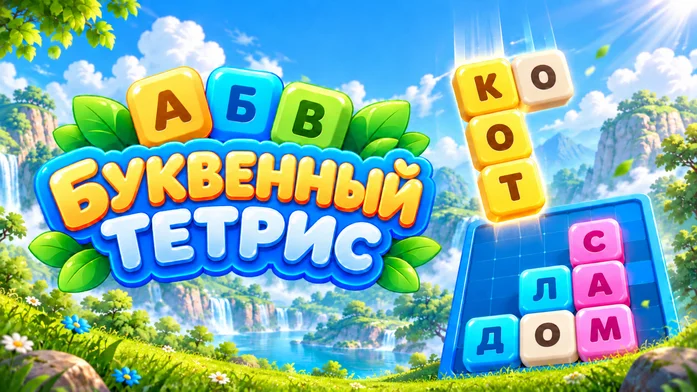 Буквенный тетрис на Пикабу Игры