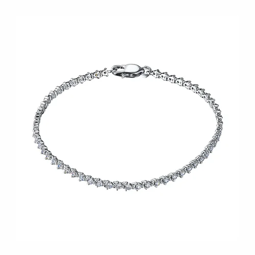  Браслет из серебра с бриллиантами