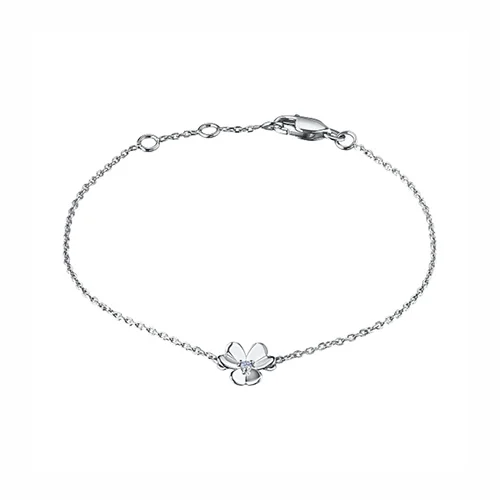 Браслет из серебра с бриллиантом