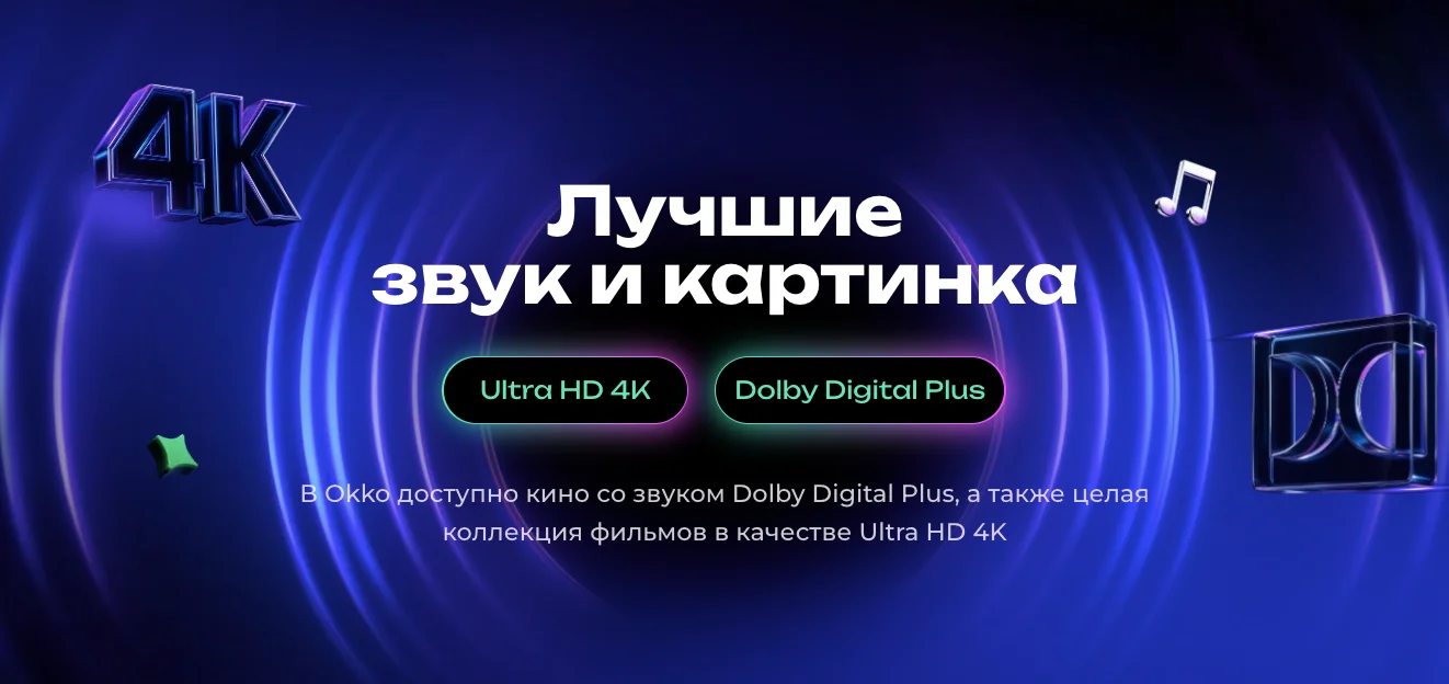 Что входит в подписку Окко