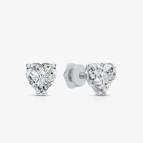 Серебряные серьги с фианитами